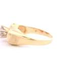 Anillo 14K Solitario Pavé Diamante