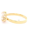 Anillo 18K Chatón Moissanita Asscher
