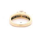 Anillo 14K Cintillo Dos Oros