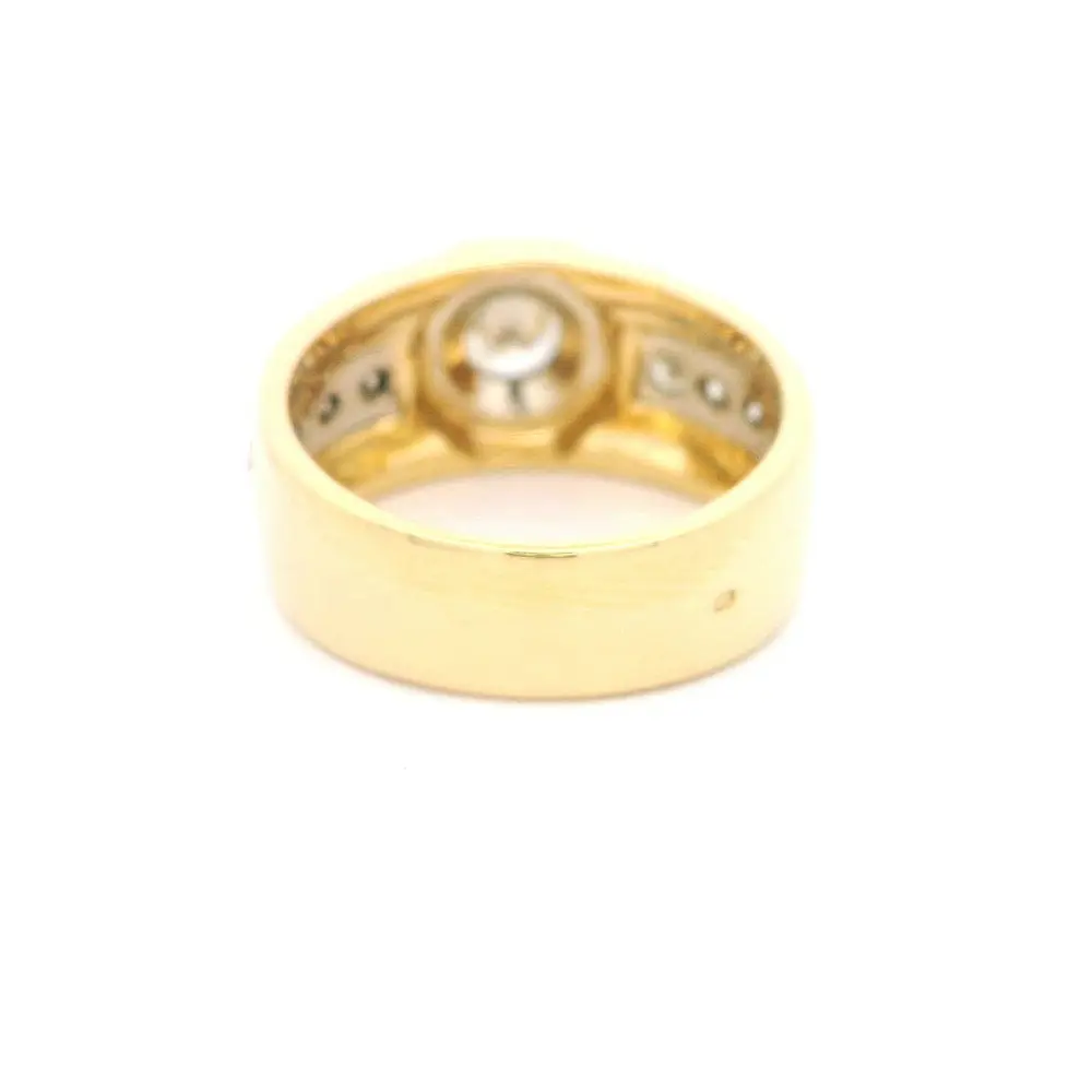 Anillo 18K Dos Oros Diamante