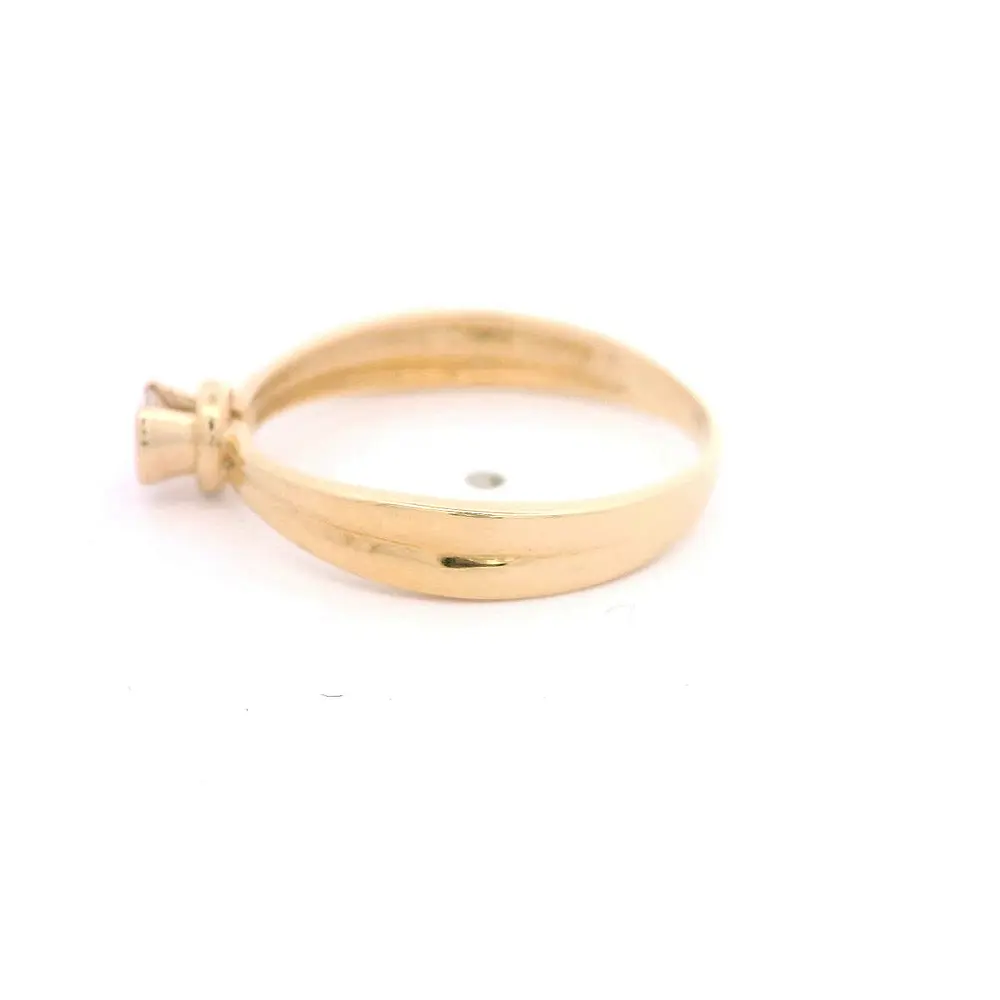 Anillo 18K Solitario Diamante