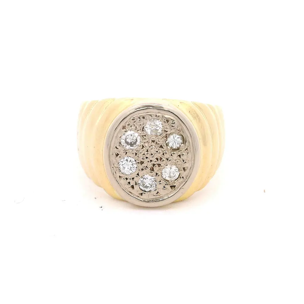 Anillo 18K Bocel Dos Oros