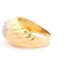 Anillo 18K Bombé Dos Oros