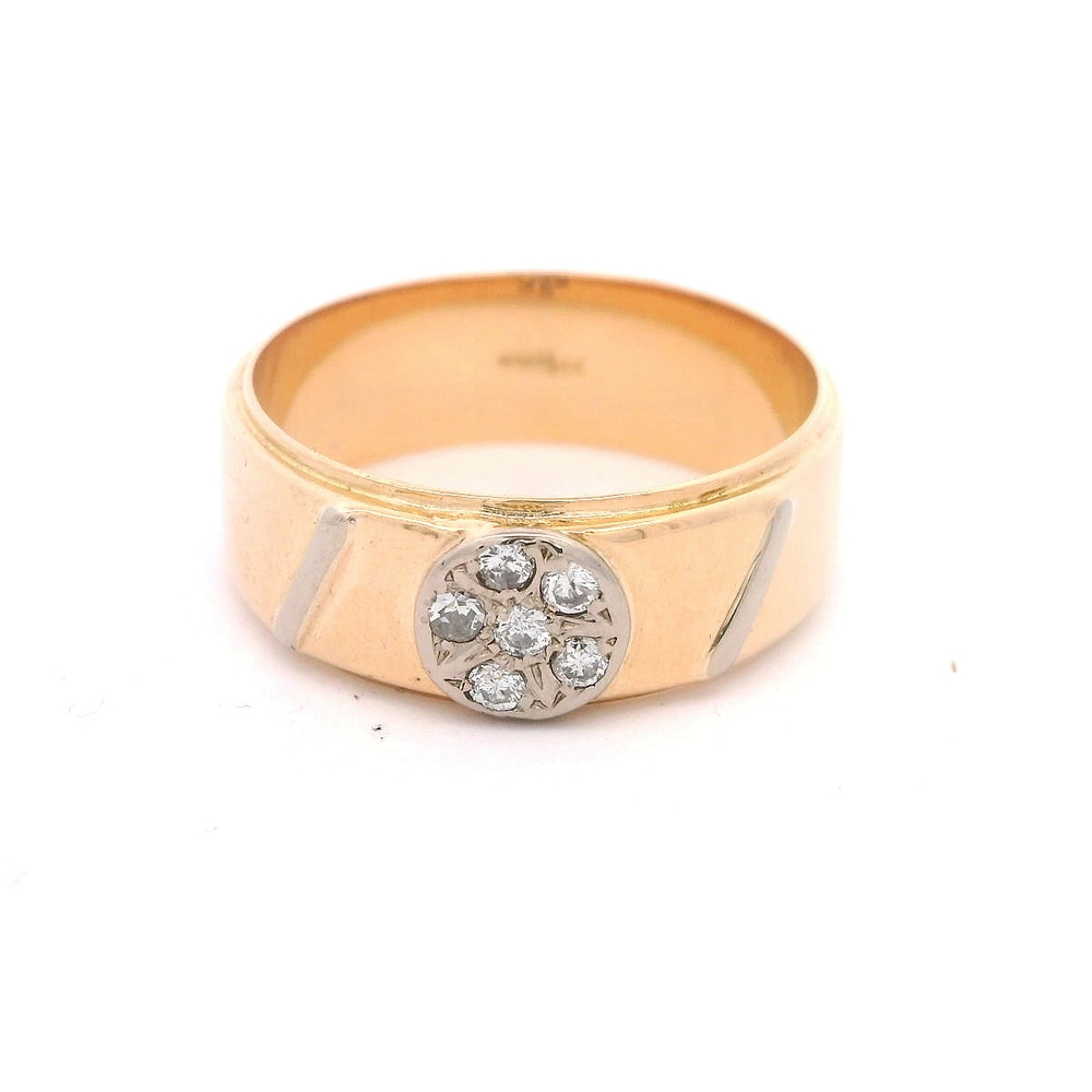 Anillo 18K Tuerca Dos Oros