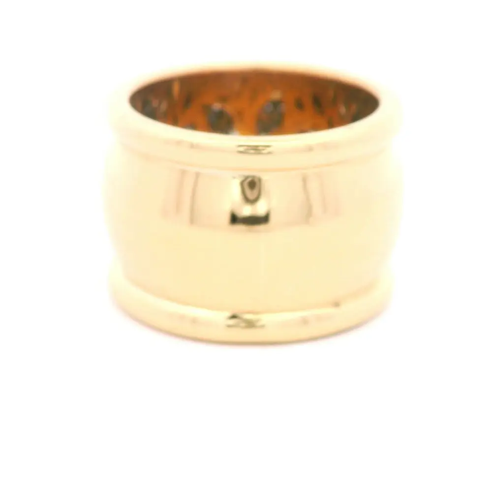 Anillo 18K Bombé con Diamantes