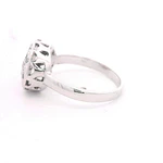 Anillo 18K Flor Diamantes