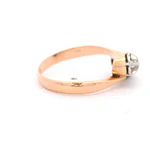 Anillo 18K Tú y Yo Dos Oros