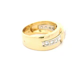 Anillo 18K Dos Oros Diamante