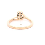 Anillo 14K Calado con Diamantes