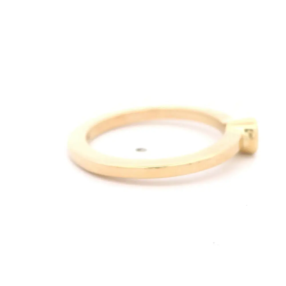 Anillo 18K Solitario Diamante