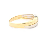 Anillo 18K Doble Cintillo Laberinto