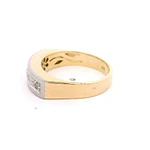 Anillo 18K Cintillo Dos Oros