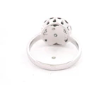 Anillo 18K Flor Diamantes