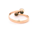 Anillo 18K Tú y Yo Dos Oros
