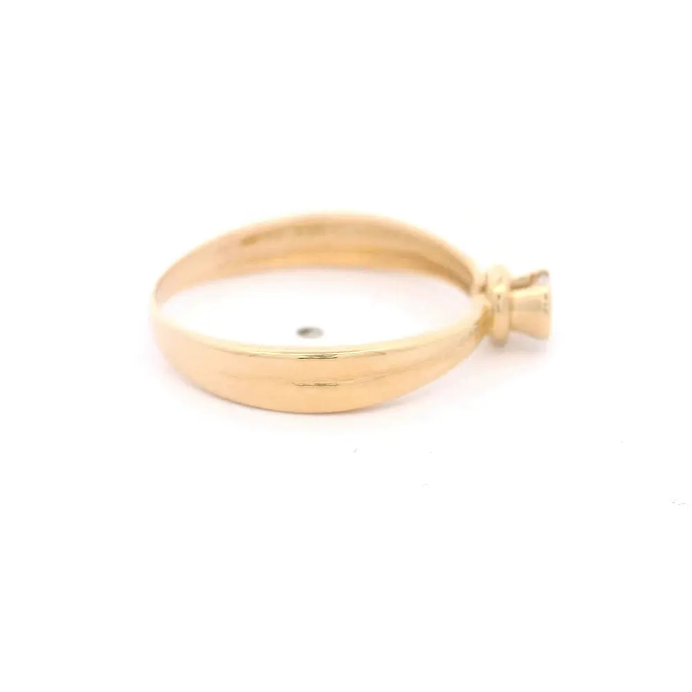 Anillo 18K Solitario Diamante