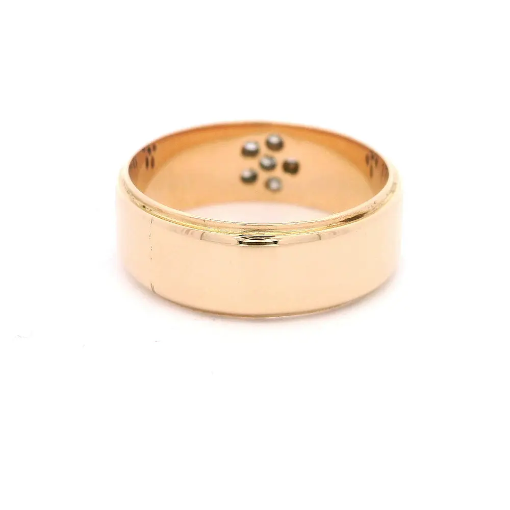 Anillo 18K Tuerca Dos Oros
