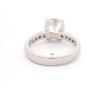 Anillo Platino Chatón Diamante