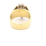 Anillo 18K Racimo Diamante
