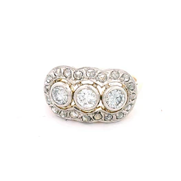 Anillo 18K Trilogy Dos Oros