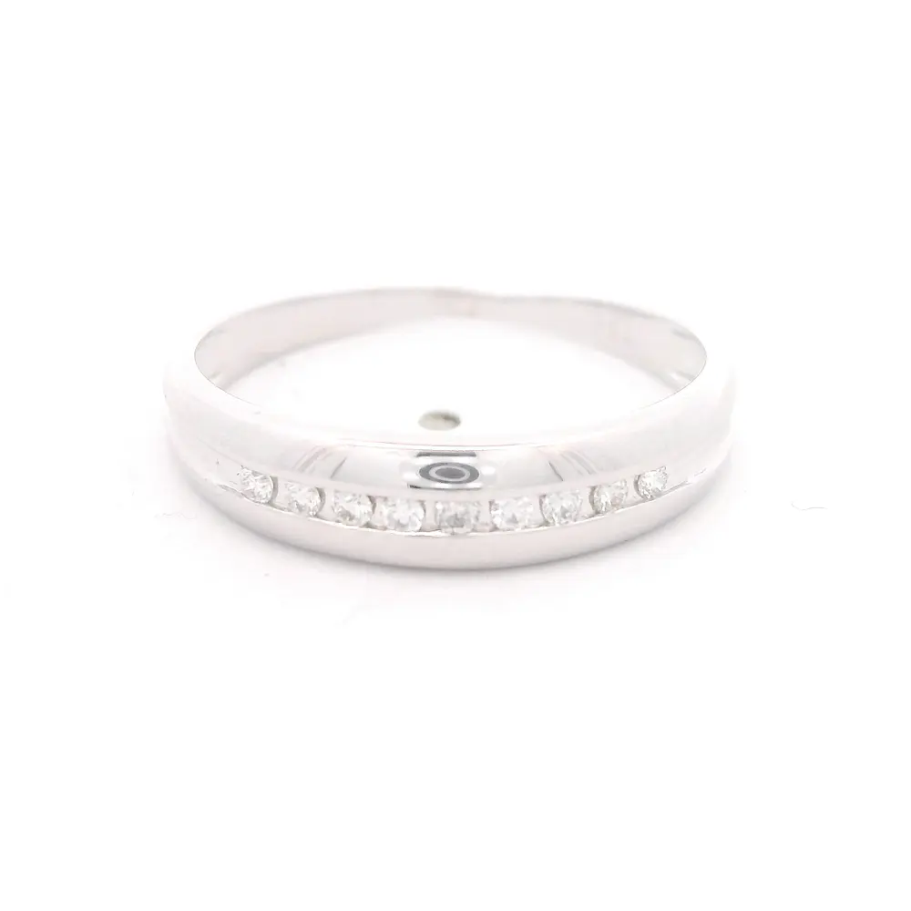 Anillo 18K Cintillo Diamantes