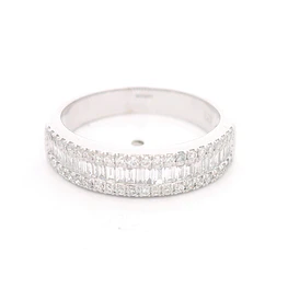 Anillo 18K Cintillo Baguette
