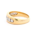 Anillo 18K Cintillo Dos Oros