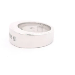 Anillo 18K Cintillo Bombé Diamantes