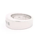 Anillo 18K Cintillo Bombé Diamantes