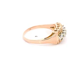 Anillo 18K Cintillo Calado Diamantes