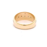 Anillo 14K Bombé Dos Oros