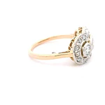Anillo 18K Trilogy Dos Oros