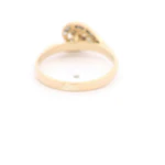 Anillo de Oro 18K Crossed con 23 Diamantes
