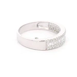 Anillo 18K Cintillo Baguette