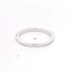 Anillo de Oro Blanco 18K con Diamantes