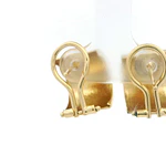 Aros Oro 18K Huggies con Diamantes