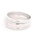 Anillo Oro 18K Bombe con Diamantes
