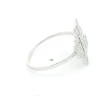 Anillo Oro Blanco 18K con Diamantes Naturales
