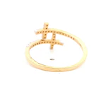 Anillo Oro Amarillo 18K Cruces