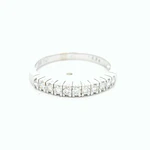 Anillo Oro 18K Cintillo con Diamantes