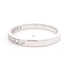 Anillo Oro 18K Cintillo con Diamantes