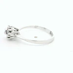 Anillo Oro 14K Flor con Diamantes
