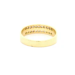Anillo Oro 18K Cintillo con Diamantes