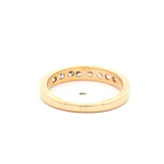 Anillo Oro 18K Cintillo con Diamantes