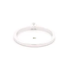 Anillo Oro 18K Solitario con Diamantes