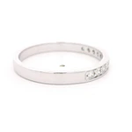 Anillo Oro 18K Cintillo con Diamantes