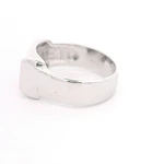 Anillo Oro 18K Sello con Diamantes
