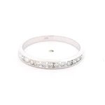 Anillo Oro 18K Cintillo con Diamantes