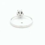 Anillo Oro 14K Flor con Diamantes