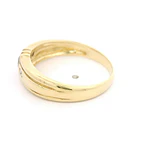 Anillo Oro 18K Bombe con Zafiro