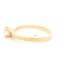 Anillo Oro 18K Solitario con Moissanita